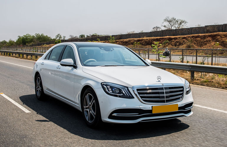 Mercedes S Class Wedding Car on Rental in Punjab, Luxury Car Rentals