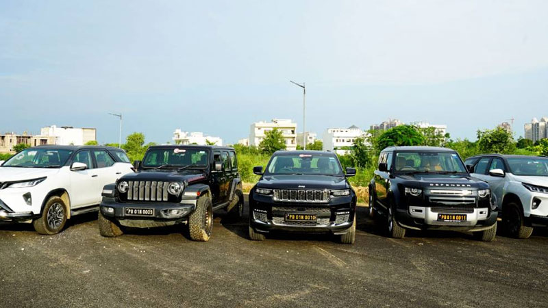 Travel with 4x4 Luxury Car Rentals by Punjab Car Rentals